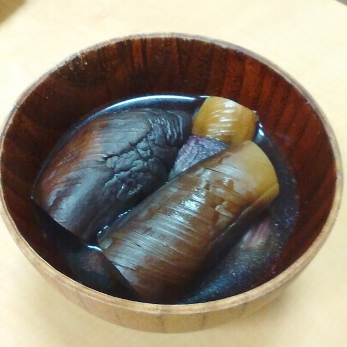 茄子のあっさり出汁煮